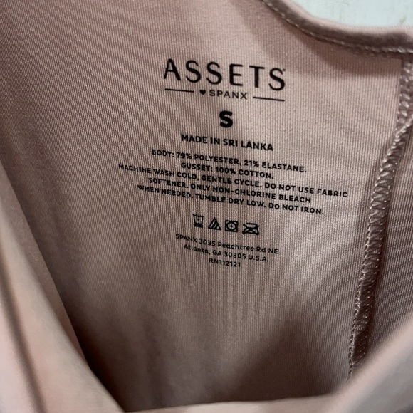 Spanx Assests Thong Bodysuit Size Small Nude Tan - Picture 3 of 6